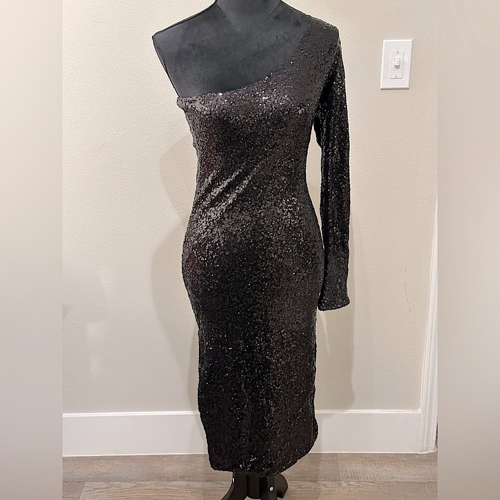 Fashion Nova sequins dress.